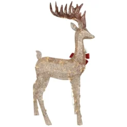 Northlight 48" Pre-Lit LED Champagne Deer Outdoor Christmas Decoration -Northlight GUEST 057dd354 abd6 459f 9ed7 74a423936918