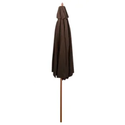 Northlight 8.5ft Outdoor Patio Market Umbrella With Wooden Pole, Brown 5 Northlight 8.5ft Outdoor Patio Market Umbrella With Wooden Pole, Brown -Northlight GUEST 06ea56e3 da7b 4bfe 8db9 d5b9720904c3