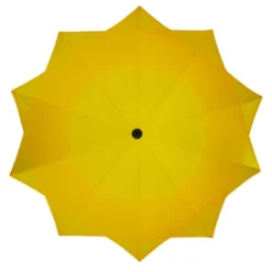 Northlight 8.85ft Outdoor Patio Lotus Umbrella With Hand Crank, Yellow -Northlight GUEST 07aea990 ac34 4c2c 991e ba39f834cec2