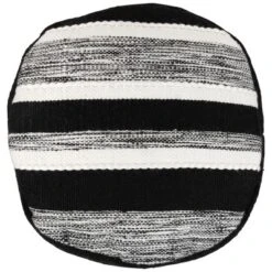Northlight 18" Black And White Striped Outdoor Woven Pouf Ottoman 7 Northlight 18" Black And White Striped Outdoor Woven Pouf Ottoman -Northlight GUEST 0bd09b1c 9dbb 4b24 a600 e1350bc4f9b4