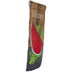 Northlight Welcome Watermelon Slice Spring Outdoor Garden Flag 12.5" X 18" -Northlight GUEST 4ad76bc3 0a63 4c6f 9c77 dd0eca61b32c
