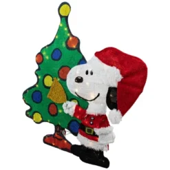 Northlight 32" LED Lighted Peanuts Snoopy And Christmas Tree Outdoor Decoration - Clear Lights 7 Northlight 32" LED Lighted Peanuts Snoopy And Christmas Tree Outdoor Decoration - Clear Lights -Northlight GUEST 5297f190 d435 4d64 a57d bc3ba00ac2d6