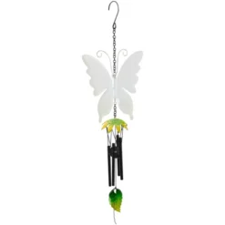Northlight 15.75" Green Metal Butterfly Outdoor Garden Windchime -Northlight GUEST 531e762a 4e98 4ac5 af5f d1d39b1a789c