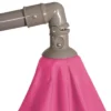 Northlight 10ft Offset Outdoor Patio Umbrella With Hand Crank, Pink