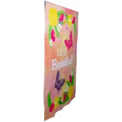 Northlight Life Is Beautiful Pink Floral Outdoor House Flag 28" X 40" -Northlight GUEST 5869c449 7071 4751 a922 a2c5f5a6de5f