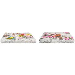 Northlight Set Of 2 'Love Blooms Here' Floral Outdoor Garden Stones 7" -Northlight GUEST 59cda336 c0be 45e4 85fa 227ef6d13eae