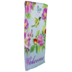 Northlight Welcome Hummingbird Floral Outdoor Garden Flag 12.5" X 18" 5 Northlight Welcome Hummingbird Floral Outdoor Garden Flag 12.5" X 18" -Northlight GUEST 5a4d40ef eb9b 4e35 af7c aec40c53d871