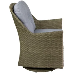 Northlight 34" Gray Resin Wicker Deep Seated Glider Chair With Gray Cushions 6 Northlight 34" Gray Resin Wicker Deep Seated Glider Chair With Gray Cushions -Northlight GUEST 6ad46640 17e5 4fbd 81fb 8ef78d6bcfd6
