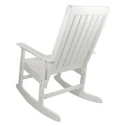 Northlight All Weather Recycled Plastic Outdoor Rocking Chair, White -Northlight GUEST 774d053e c484 406b 9e90 73c2b7fa2d29