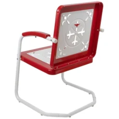 Northlight 35" Square Outdoor Retro Tulip Armchair, Red And White 5 Northlight 35" Square Outdoor Retro Tulip Armchair, Red And White -Northlight GUEST 77c44345 2031 4c0a b8e0 7793dbb81724