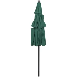 Northlight 9.75ft Outdoor Patio Market Umbrella With Hand Crank And Tilt, Green -Northlight GUEST 78fa63a0 05c4 4a3b 9aba 51b00be590d2