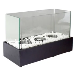 Northlight 17.75" Bio Ethanol Ventless Portable Tabletop Triple Fireplace With Flame Guard -Northlight GUEST 79a05e7e bbb1 4f44 ba7d da31e9e5994b