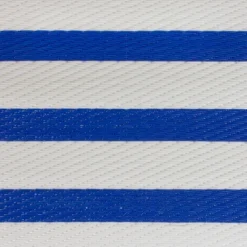 Northlight 4' X 6' Blue And White Striped Rectangular Outdoor Area Rug -Northlight GUEST 7cdd0c43 6801 4a03 acaa 47205d6f6131