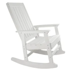 Northlight All Weather Recycled Plastic Outdoor Rocking Chair, White -Northlight GUEST 821300be 0fd5 48cf be72 0283bf2427b9