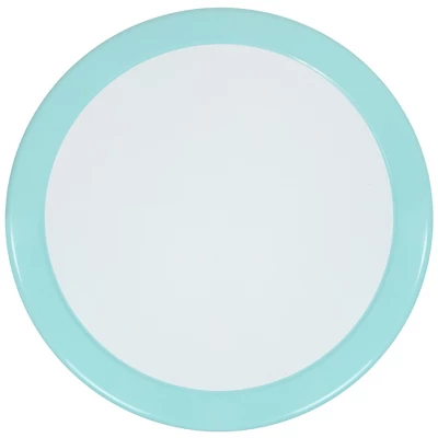 Northlight 22" Outdoor Retro Tulip Side Table, Blue And White 2 Northlight 22" Outdoor Retro Tulip Side Table, Blue And White - Image 2