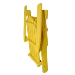 Northlight 36" Yellow Classic Folding Wooden Adirondack Chair -Northlight GUEST 909bab9f 7617 48b0 a701 119dc3da7207