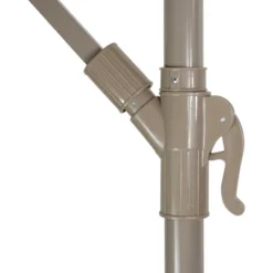 Northlight 10ft Offset Outdoor Patio Umbrella With Hand Crank, Purple -Northlight GUEST 916f21da bf8b 4698 970f f75b4bfdd01f 2