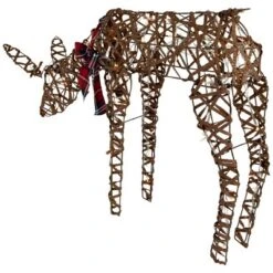 Northlight 35" LED Lighted Feeding Rattan Reindeer Outdoor Christmas Decoration 9 Northlight 35" LED Lighted Feeding Rattan Reindeer Outdoor Christmas Decoration -Northlight GUEST 925bbcf7 cf4a 4f69 a4d4 86aa0731b9db