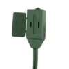Northlight 15' Green Indoor Extension Power Cord With 3-Outlets And Safety Lock