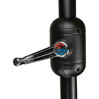 Northlight 9.75ft Outdoor Patio Market Umbrella With Hand Crank And Tilt, Yellow 4 Northlight 9.75ft Outdoor Patio Market Umbrella With Hand Crank And Tilt, Yellow - Image 4