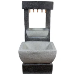 Northlight 26" LED Lighted Rainfall Outdoor Water Fountain With Planter -Northlight GUEST a0928586 58b5 4425 88bc 64dc3b2c2593