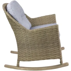 Northlight 34" Gray Resin Wicker Deep Seated Rocker Chair With Gray Cushions 9 Northlight 34" Gray Resin Wicker Deep Seated Rocker Chair With Gray Cushions -Northlight GUEST a27c4932 6d7b 440d 9a87 8a937ef3ee25