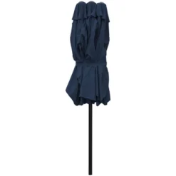 Northlight 15' Outdoor Patio Market Umbrella With Hand Crank, Navy Blue -Northlight GUEST a7d1ec14 620f 464e 8449 5817faaa3207