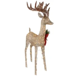 Northlight 48" Pre-Lit LED Champagne Deer Outdoor Christmas Decoration -Northlight GUEST ac9542bf a0a2 44f5 9d4b cc18d96b07c4