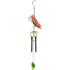 Northlight 19" Red Metal Butterfly Outdoor Garden Windchime -Northlight GUEST af4d64fb 7a35 42ca a50a e31366b045e0