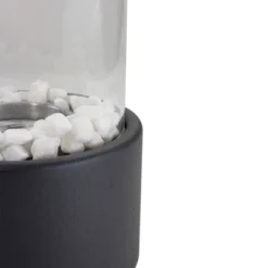 Northlight 10.5" Bio Ethanol Round Portable Tabletop Fireplace With Black Base -Northlight GUEST b10cdfab c62c 4401 af49 21c2b378f783