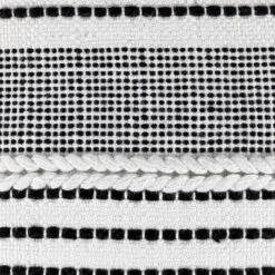 Northlight 18" White And Black Striped Outdoor Woven Pouf Ottoman 8 Northlight 18" White And Black Striped Outdoor Woven Pouf Ottoman -Northlight GUEST bf849c26 b057 4ac7 b1f4 0e9acdfe7ed0