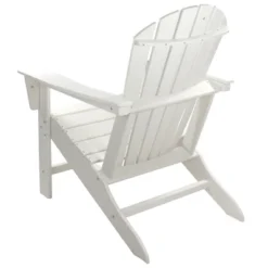 Northlight All Weather Recycled Plastic Outdoor Adirondack Chair, White -Northlight GUEST c1ccbbcd 29b3 430c 9d0d 61602e4994d3