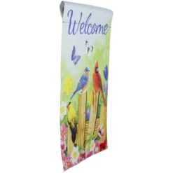 Northlight Welcome Birds On A Fence Outdoor Garden Flag 12.5" X 18" 5 Northlight Welcome Birds On A Fence Outdoor Garden Flag 12.5" X 18" -Northlight GUEST cd14b808 1253 4d06 88ea 91a583cc0a2d