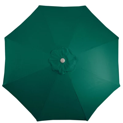 Northlight 9ft Outdoor Patio Market Umbrella With Hand Crank And Tilt, Hunter Green 3 Northlight 9ft Outdoor Patio Market Umbrella With Hand Crank And Tilt, Hunter Green - Image 3