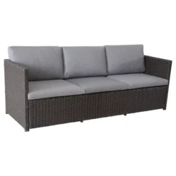 Northlight 4-Piece Savannah Resin Wicker Outdoor Patio Modular Sectional Set With Cushions -Northlight GUEST db0f0c5d 6a15 41d6 9e9e f1a7277f2d13