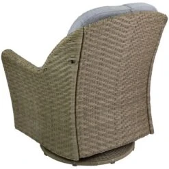 Northlight 34" Gray Resin Wicker Deep Seated Glider Chair With Gray Cushions 7 Northlight 34" Gray Resin Wicker Deep Seated Glider Chair With Gray Cushions -Northlight GUEST dda52647 a6c7 4fe3 85df 11b89f891e82