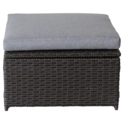 Northlight 4-Piece Savannah Resin Wicker Outdoor Patio Modular Sectional Set With Cushions -Northlight GUEST df8e2e15 9a7e 49d0 9080 003fa295a209