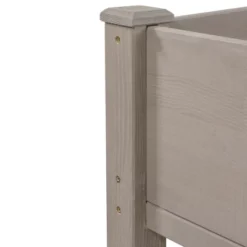 Northlight 4ft Brown Wood Raised Garden Bed Planter Box With Liner -Northlight GUEST ef1d969e 6ce0 455d 93b4 ba43aad78190