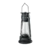 Northlight 12" Silver Brushed Black Traditional Lantern With Micro Lights